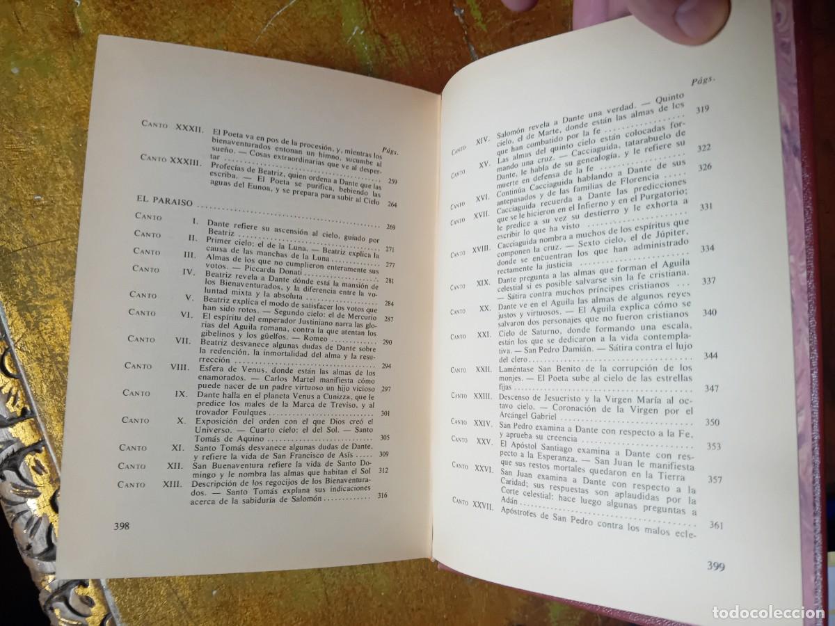 Libros de segunda mano: Dante la divina comedia volumen 1 y 2 - Foto 12
