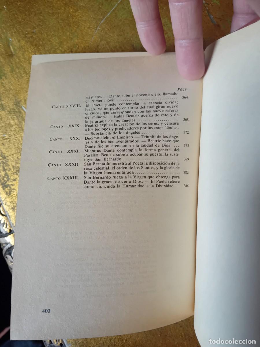 Libros de segunda mano: Dante la divina comedia volumen 1 y 2 - Foto 13