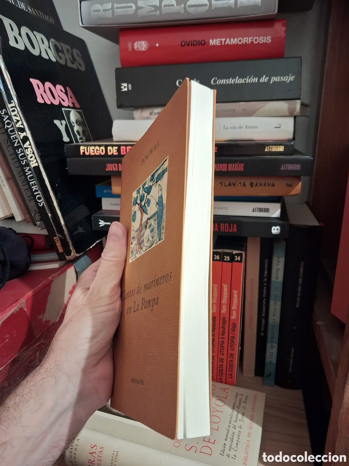 Libros de segunda mano: Cantos de marineros en La Pampa, Fogwill - Foto 2