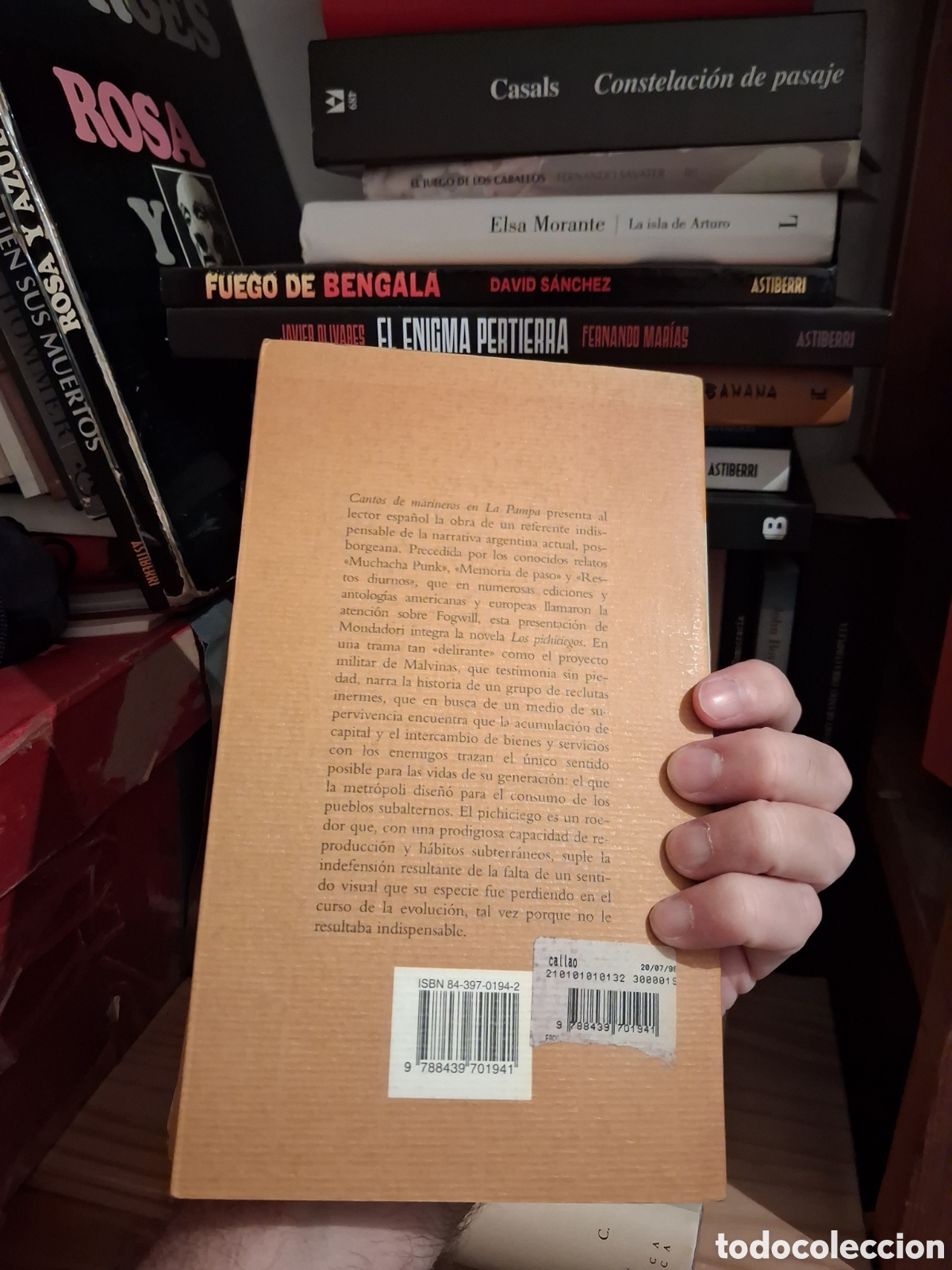 Libros de segunda mano: Cantos de marineros en La Pampa, Fogwill - Foto 3