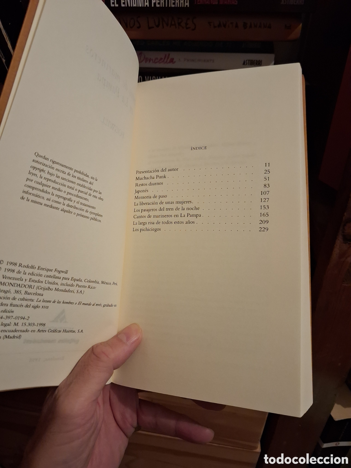 Libros de segunda mano: Cantos de marineros en La Pampa, Fogwill - Foto 4