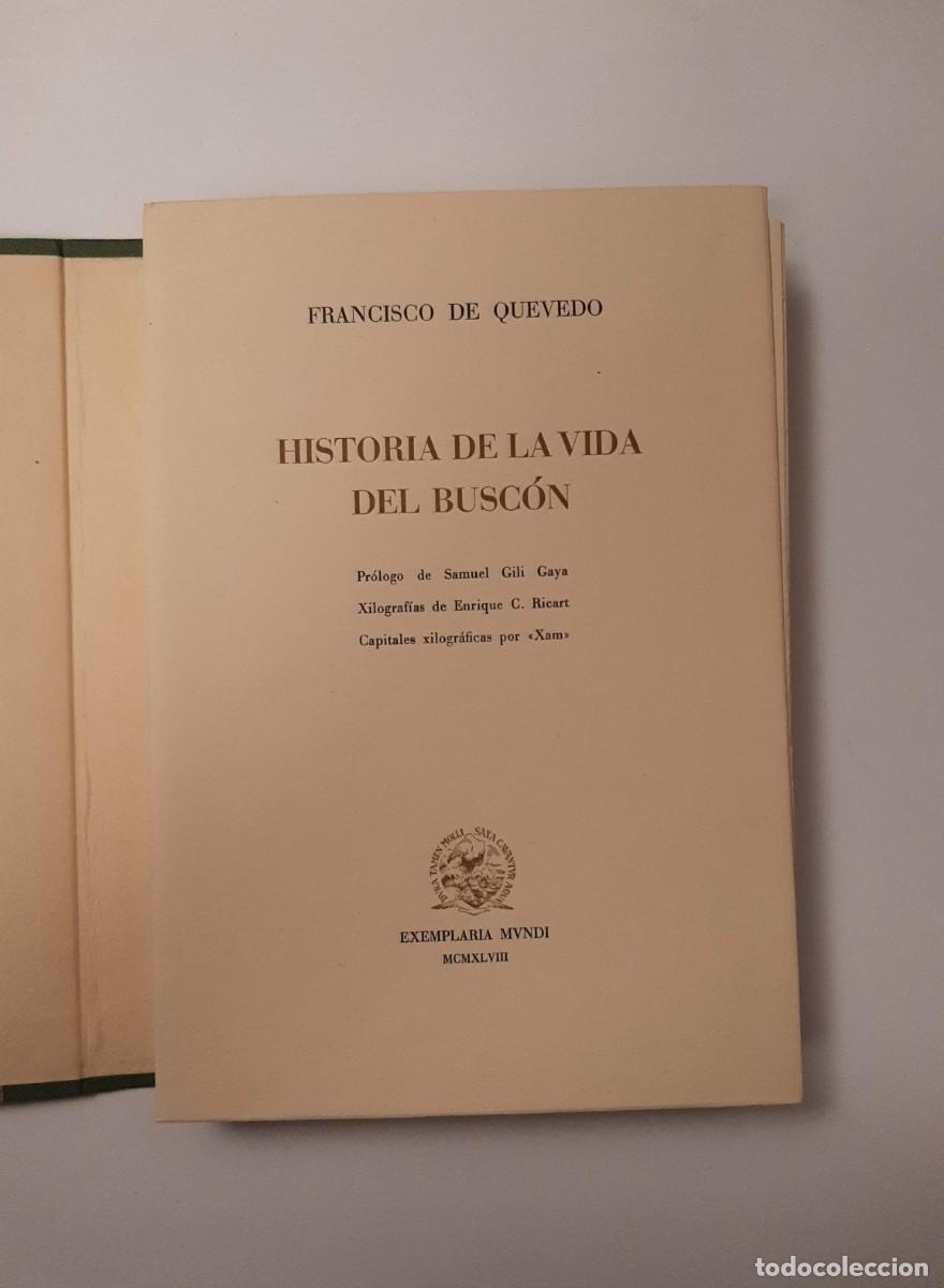 Libros de segunda mano: HISTORIA DE LA VIDA DEL BUSCON - QUEVEDO, FRANCISCO DE - Foto 2