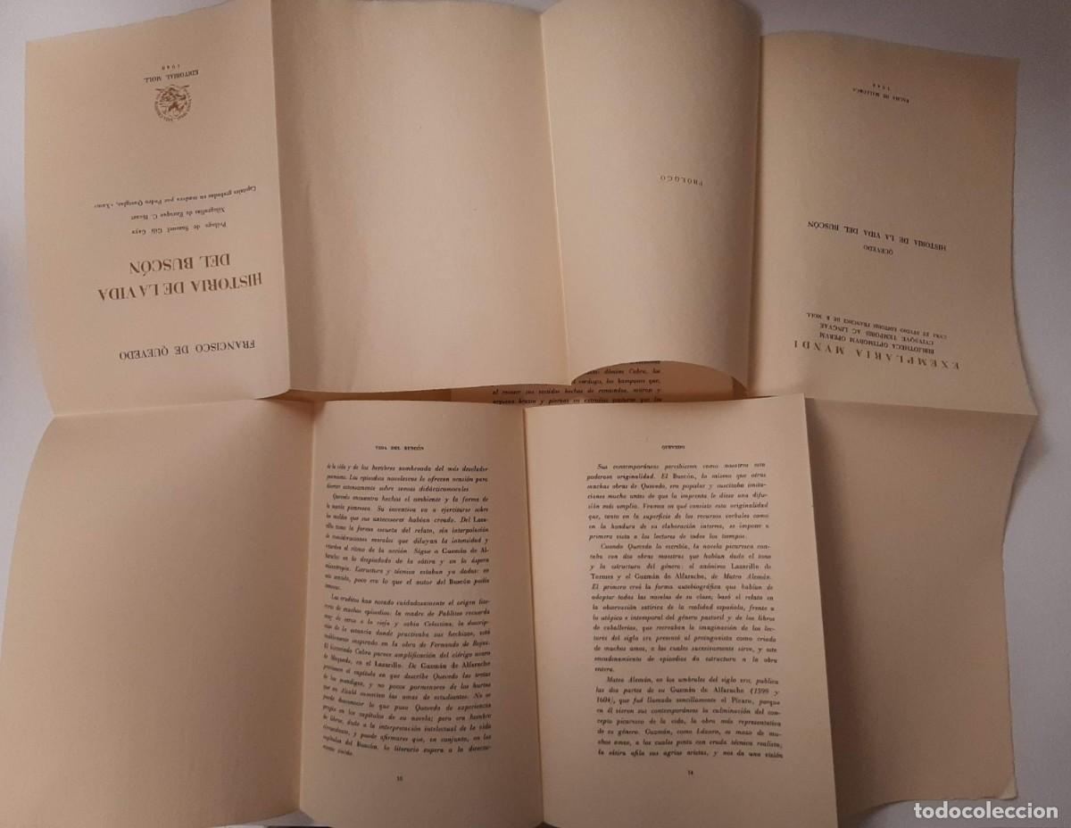 Libros de segunda mano: HISTORIA DE LA VIDA DEL BUSCON - QUEVEDO, FRANCISCO DE - Foto 3