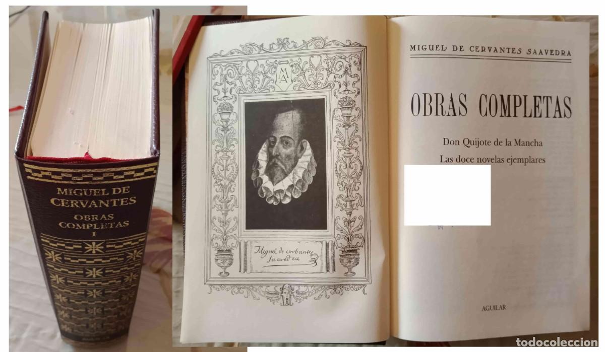 Libros de segunda mano: MIGUEL DE CERVANTES - OBRAS COMPLETAS TOMO 1 - Publicado en 2007 por Aguilar