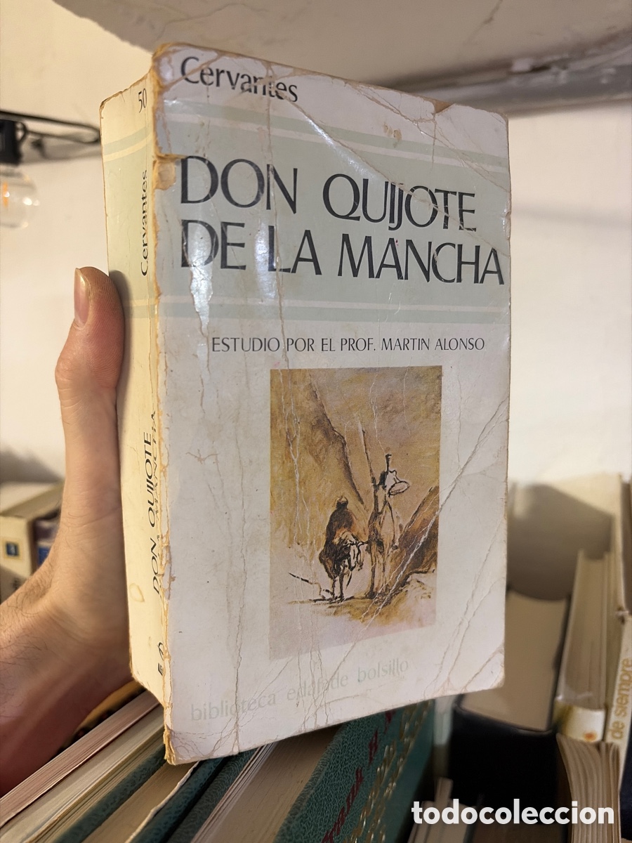 Libros de segunda mano: Blas58C el ingenioso hidalgo don Quijote de la mancha. Cervantes. Edaf. 1080