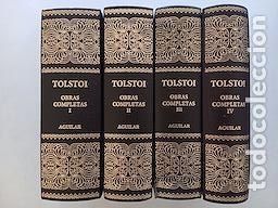 Libros de segunda mano: Tolstoi Obras completas 4 tomos Aguilar