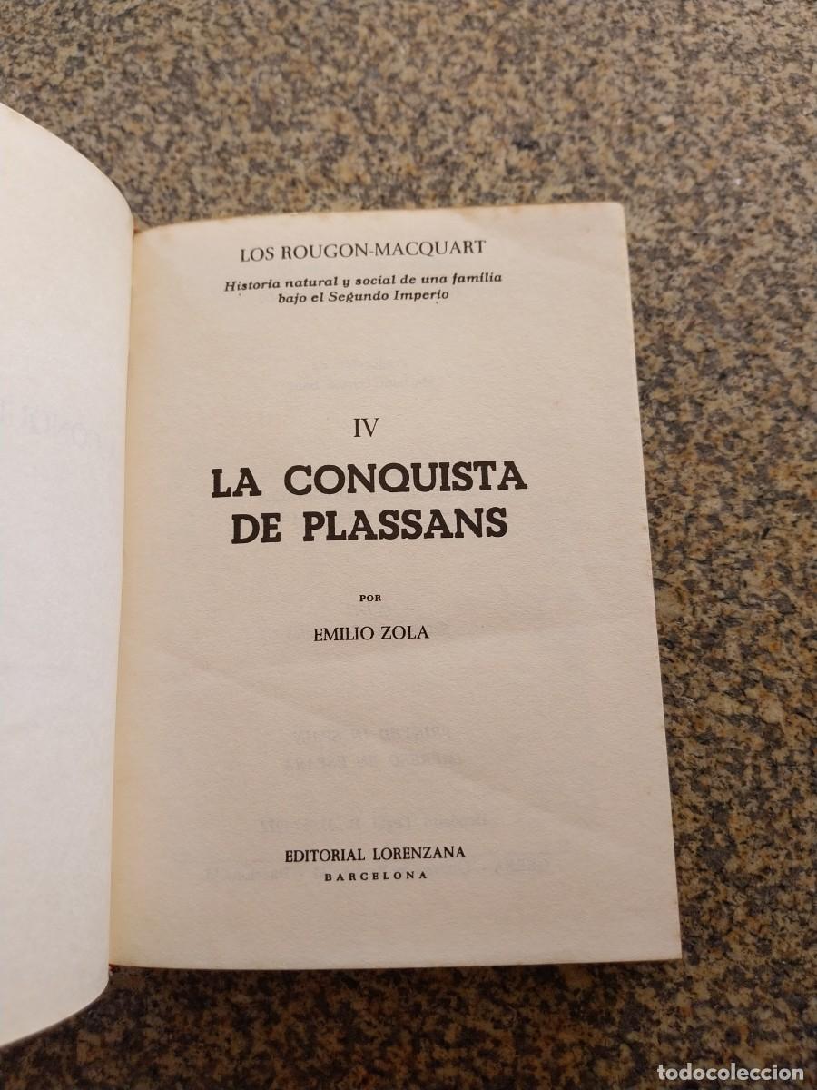 Libros de segunda mano: LA CONQUISTA DE PLASSANS -- EMILIO ZOLA -- LORENZANA 1972 --