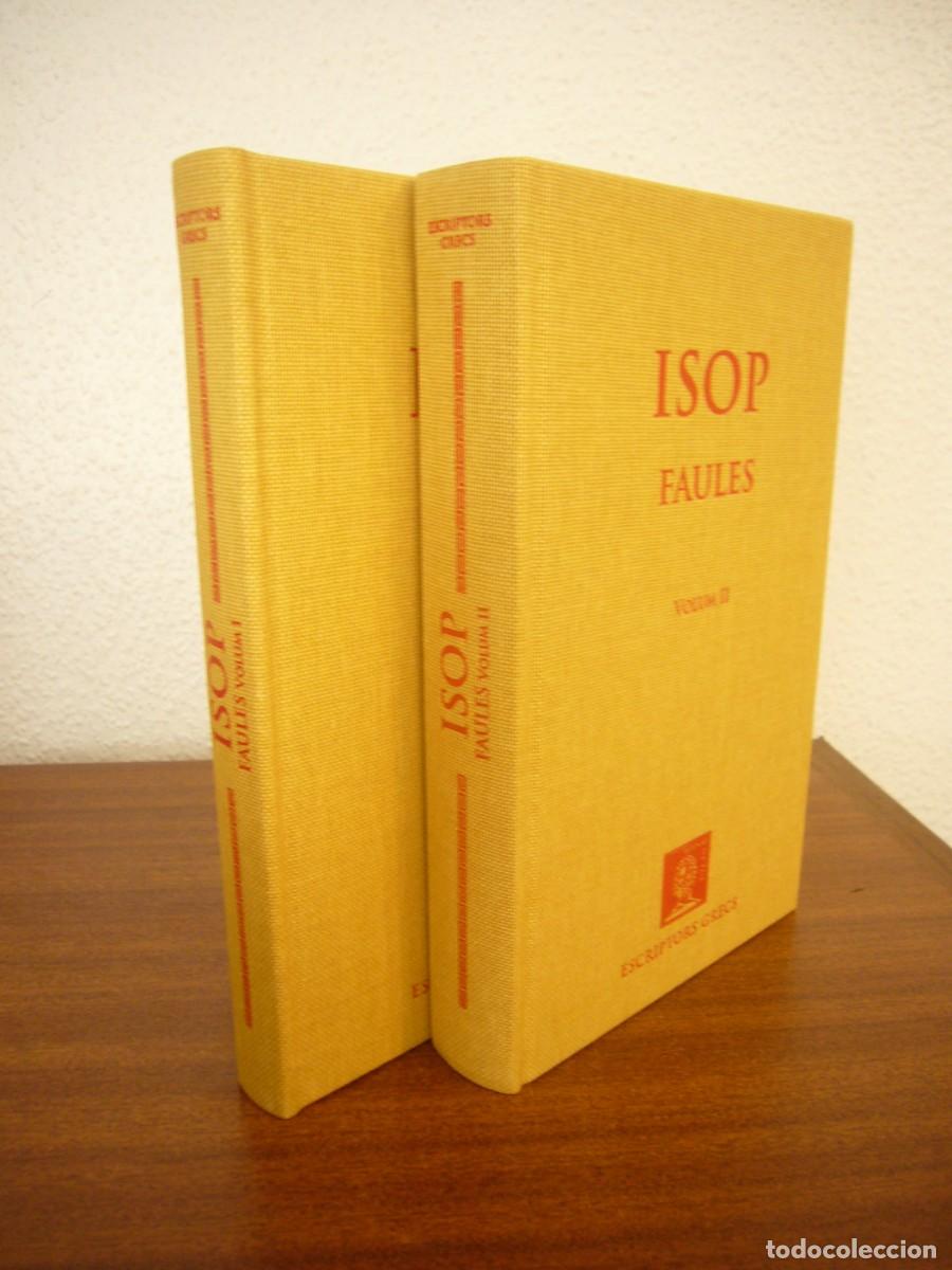 Libros de segunda mano: ISOP: FAULES, VOLUM I I II (BERNAT METGE, 2012) PERFECTE ESTAT