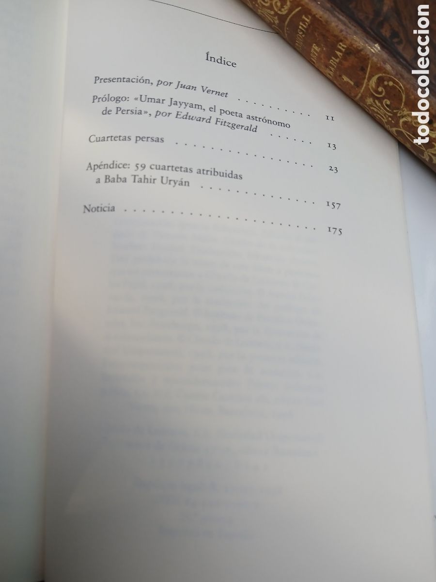 Libros de segunda mano: Cuartetas Persas. Umar Jayyam. - Foto 4