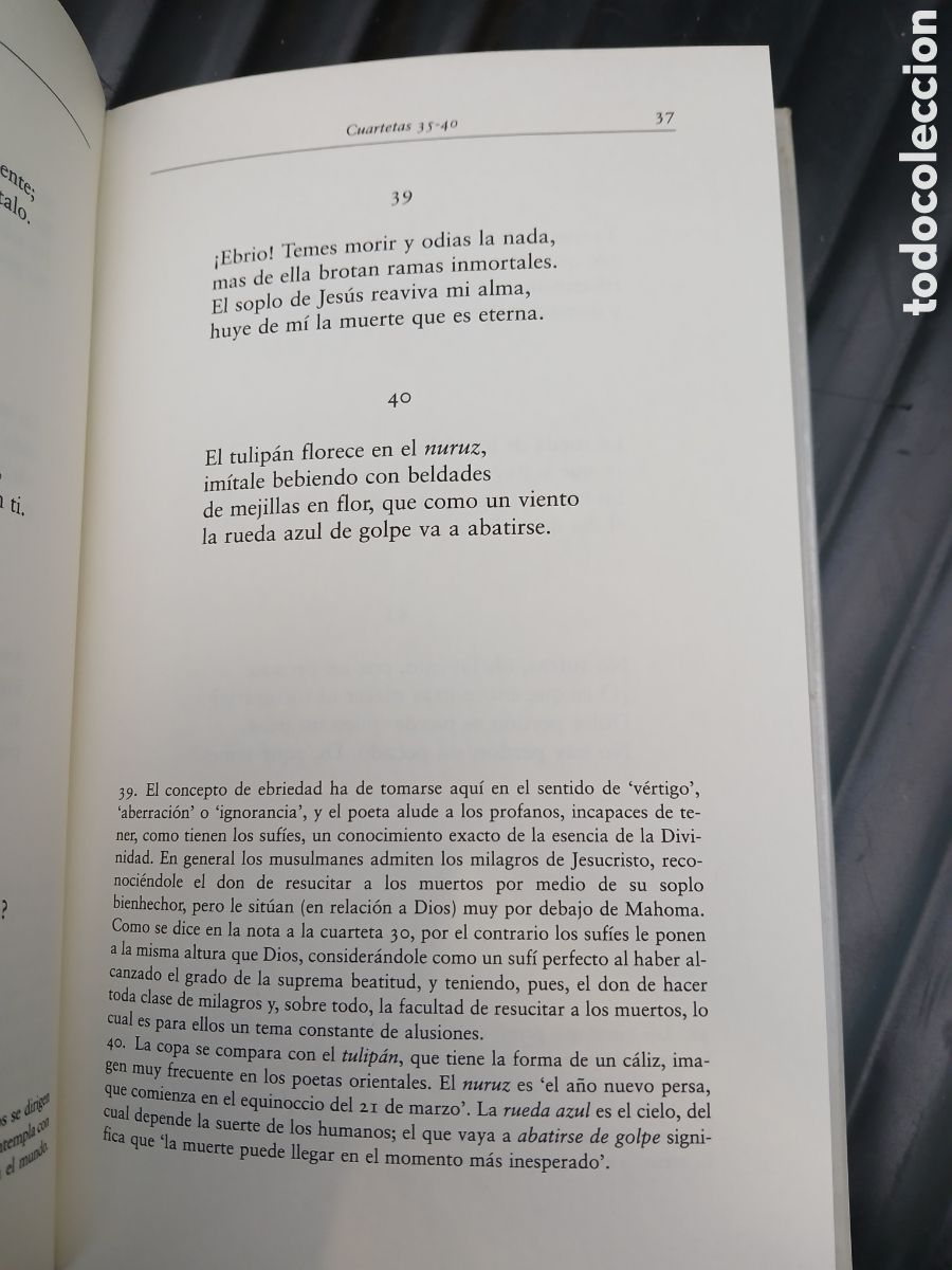 Libros de segunda mano: Cuartetas Persas. Umar Jayyam. - Foto 8