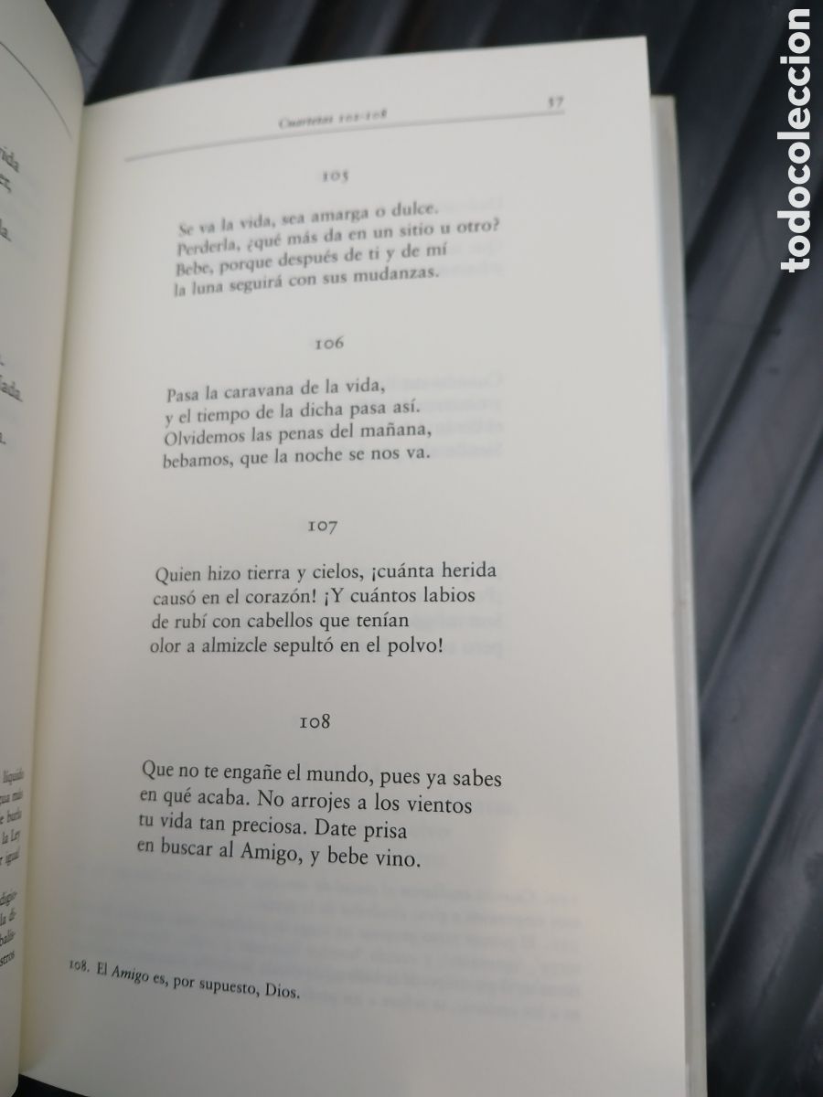 Libros de segunda mano: Cuartetas Persas. Umar Jayyam. - Foto 9