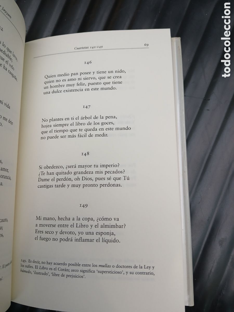 Libros de segunda mano: Cuartetas Persas. Umar Jayyam. - Foto 10