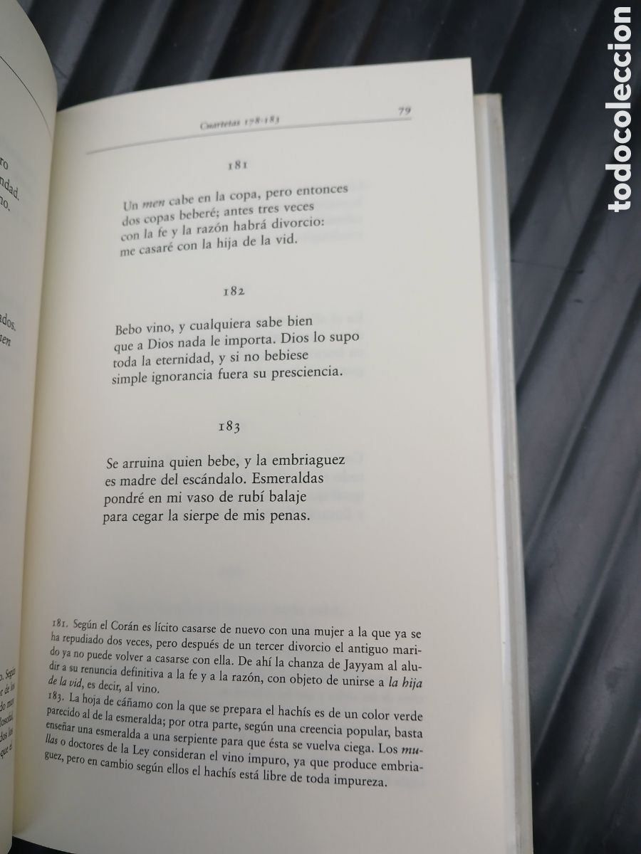 Libros de segunda mano: Cuartetas Persas. Umar Jayyam. - Foto 11