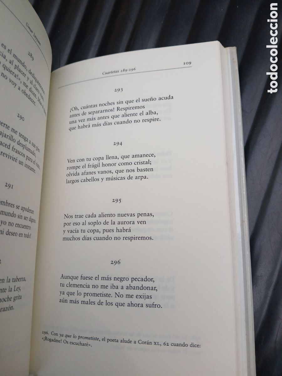 Libros de segunda mano: Cuartetas Persas. Umar Jayyam. - Foto 13