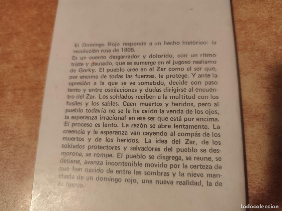Libros de segunda mano: El Domingo Rojo M&aacute;ximo Gorki Ediciones Zero 1974 - Foto 9