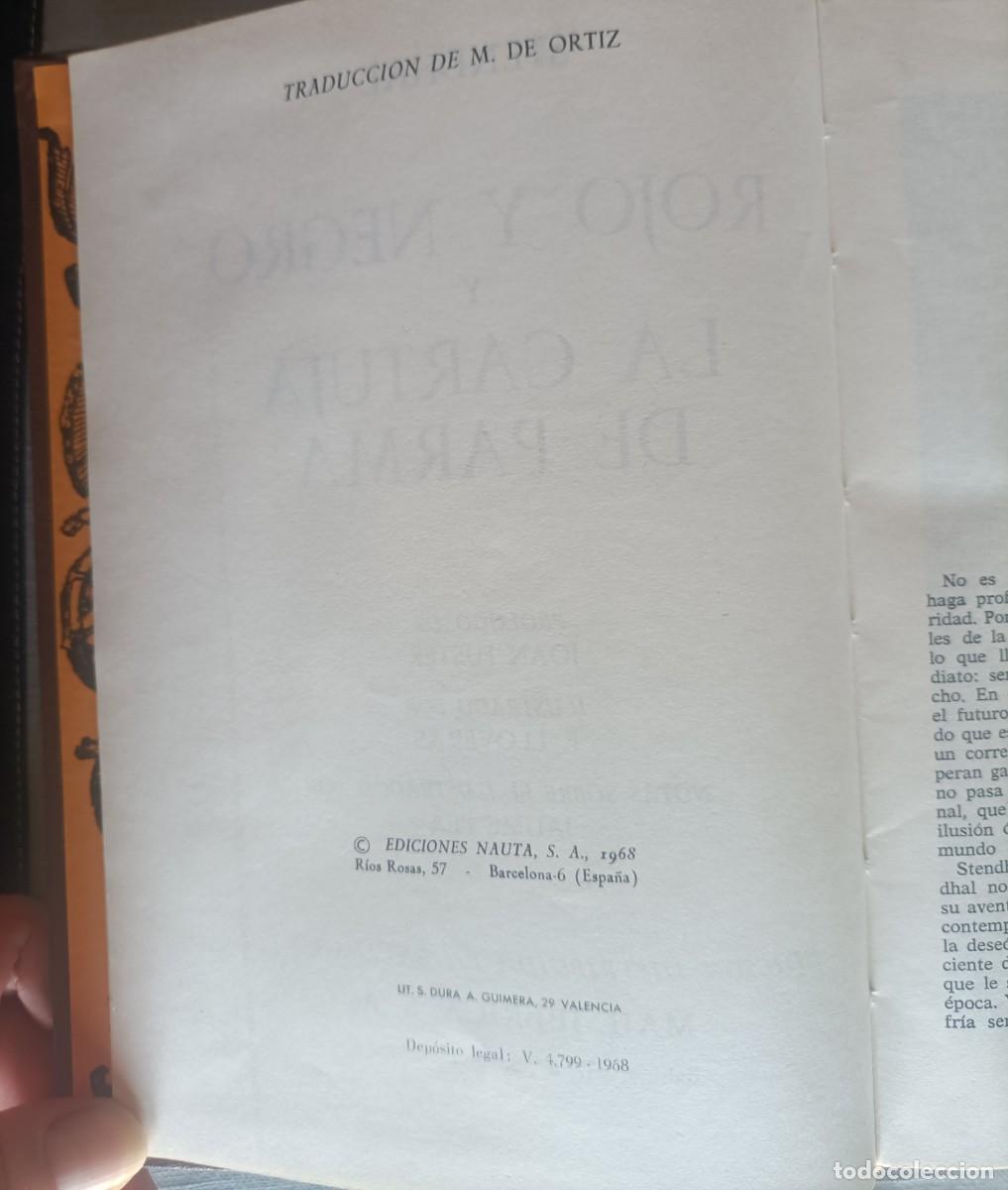Libros de segunda mano: Biblioteca Grandes Cl&aacute;sicos Stendhal Nauta 1968 - Foto 4