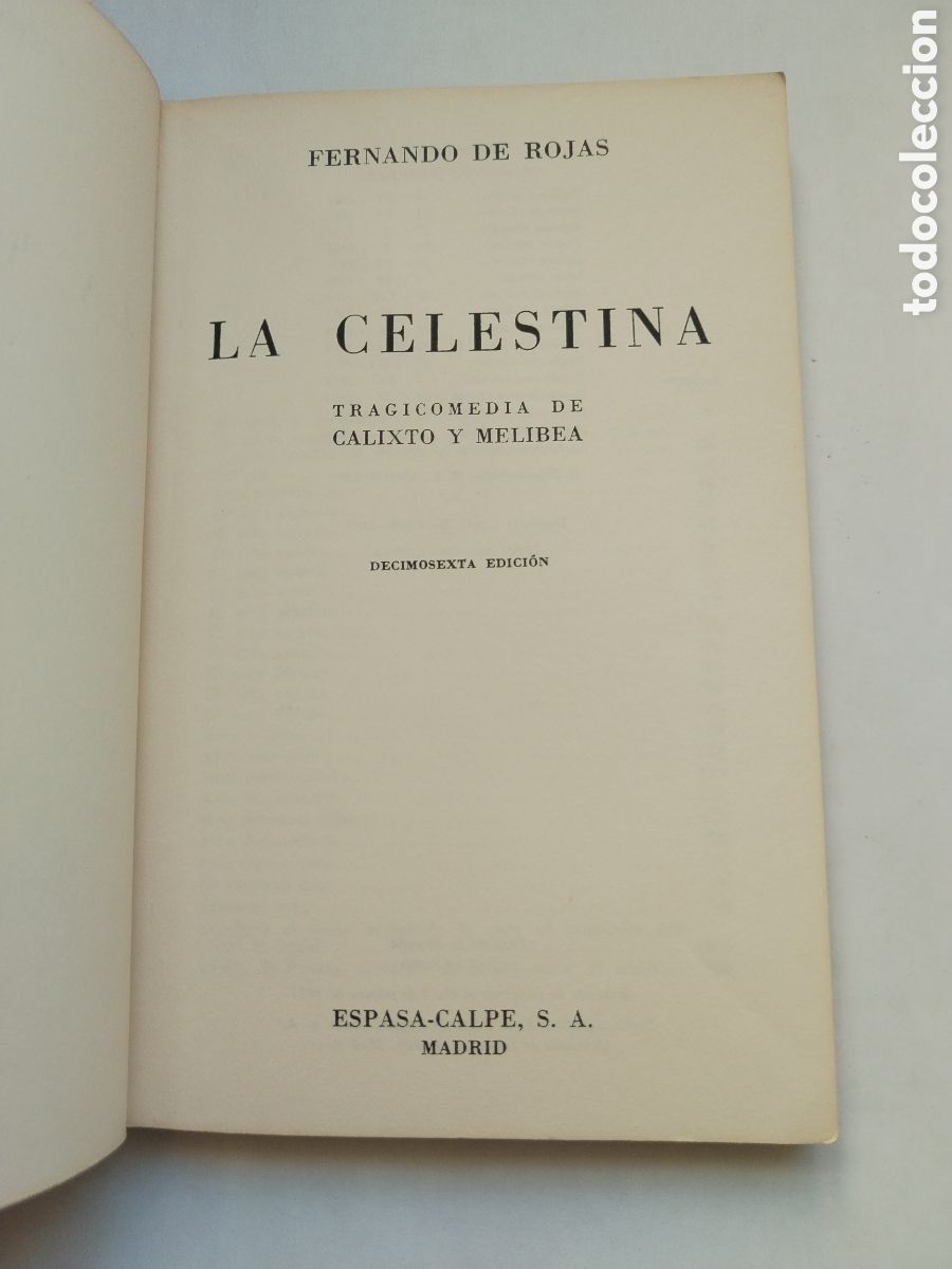 Libros de segunda mano: LA CELESTINA/FERNANDO DE ROJAS - Foto 2