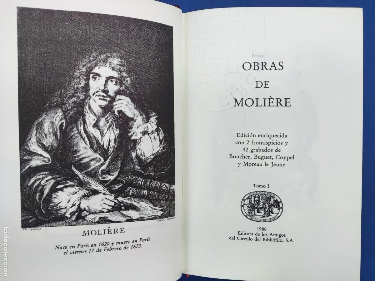 Libros de segunda mano: OBRAS DE MOLIERE / 1980. C&Iacute;RCULO DEL BIBLI&Oacute;FILO - Foto 3