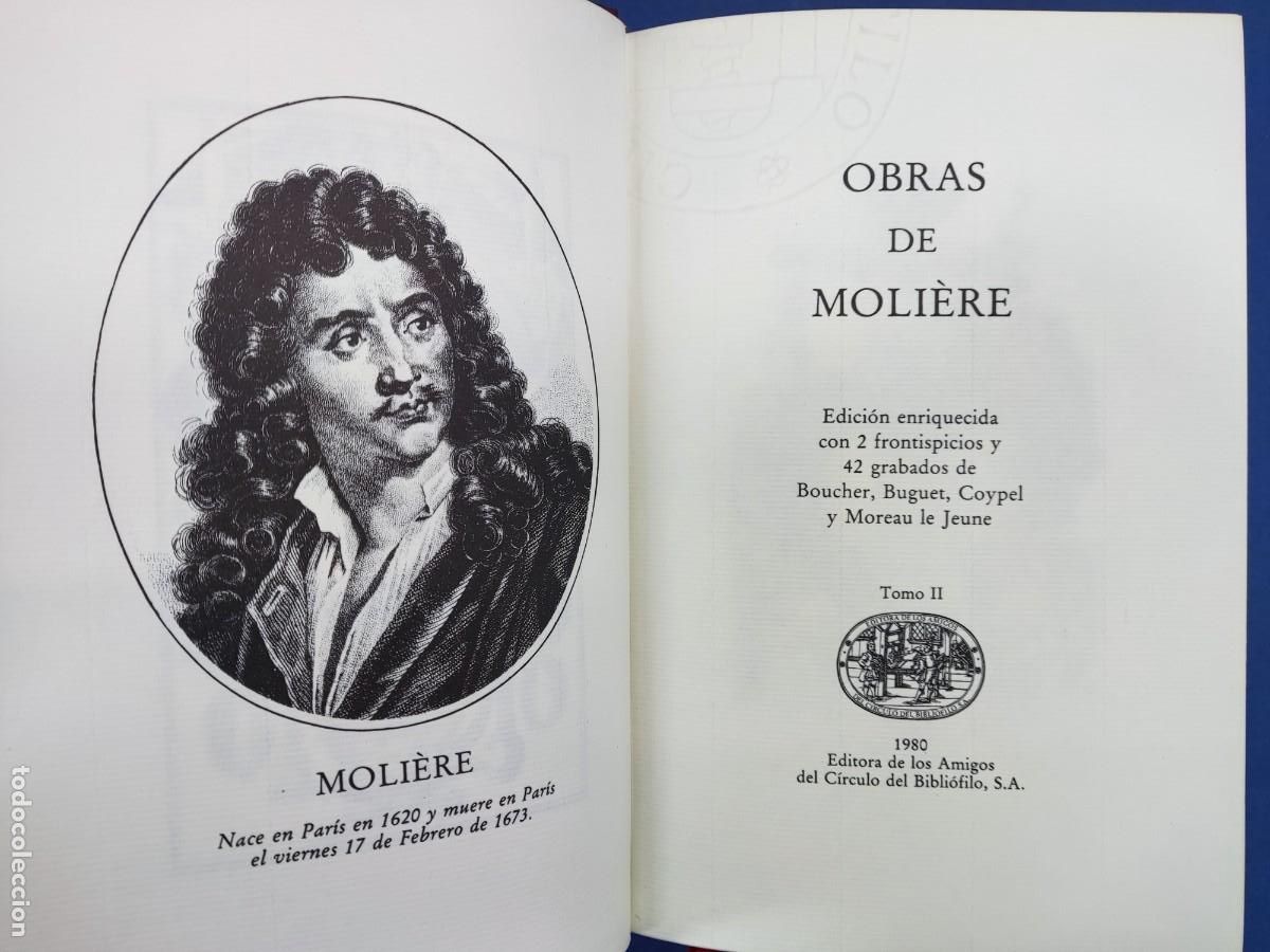 Libros de segunda mano: OBRAS DE MOLIERE / 1980. C&Iacute;RCULO DEL BIBLI&Oacute;FILO - Foto 7
