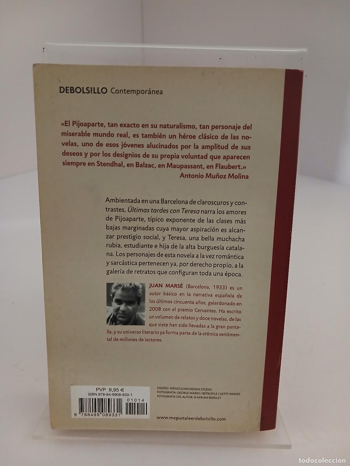 Libros de segunda mano: &Uacute;ltimas tardes con Teresa - Juan Mars&eacute; - Foto 2