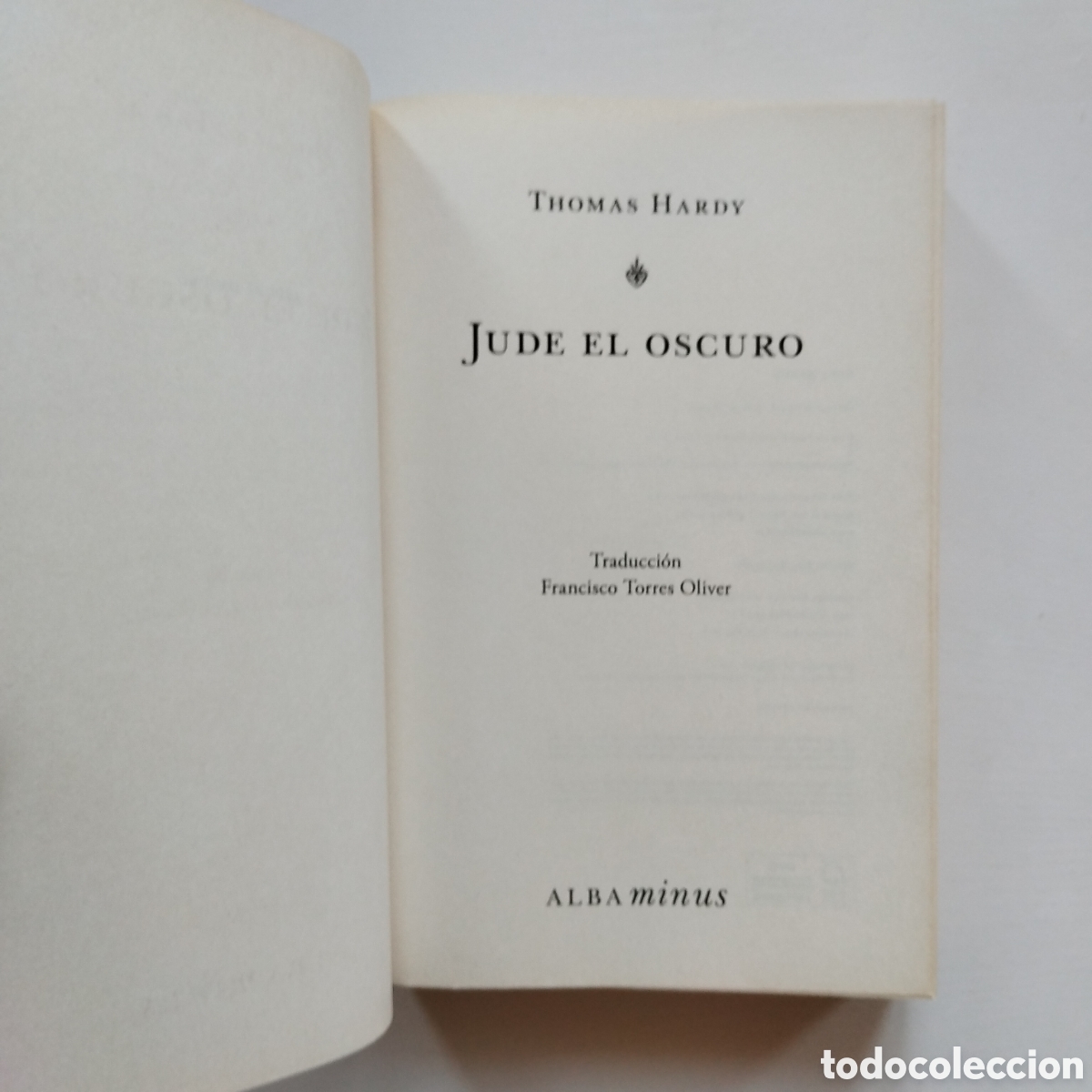 Libros de segunda mano: JUDE EL OSCURO THOMAS HARDY ALBA EDITORIAL - Foto 2