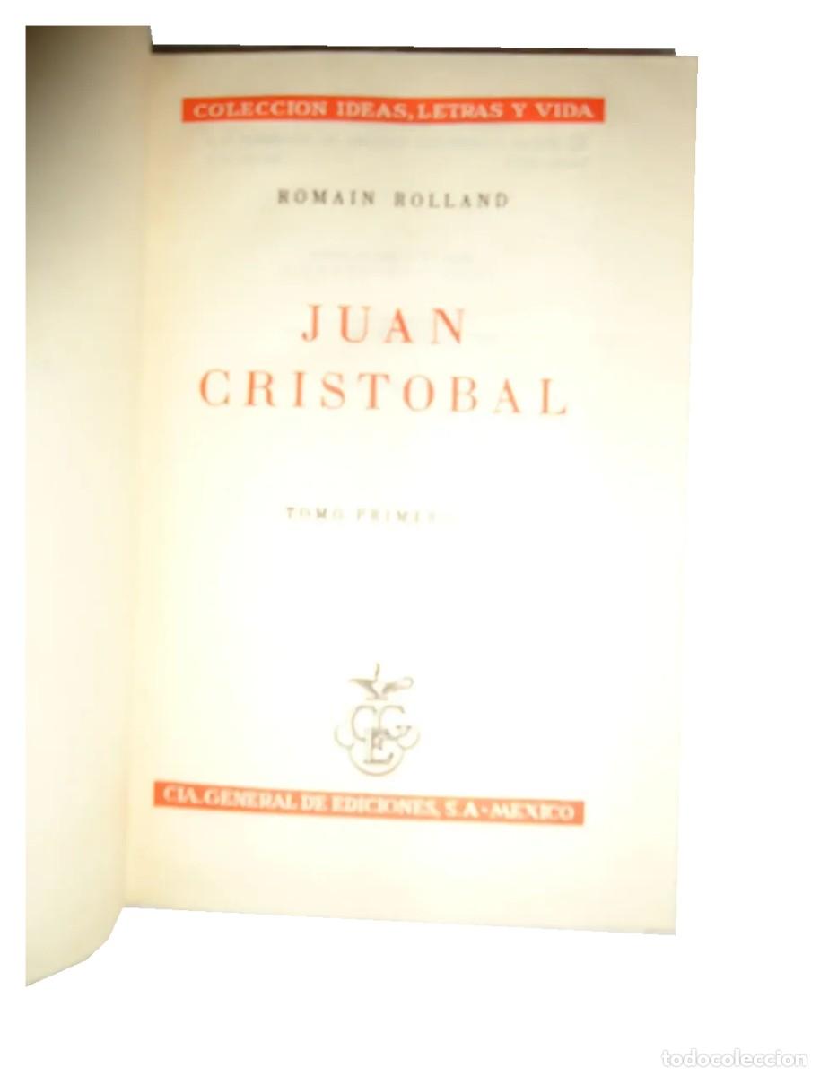 Libros de segunda mano: Romain Rolland &ndash; Juan Crist&oacute;bal &ndash; Obra completa en 2 tomos &ndash; 1971 LM - Foto 2