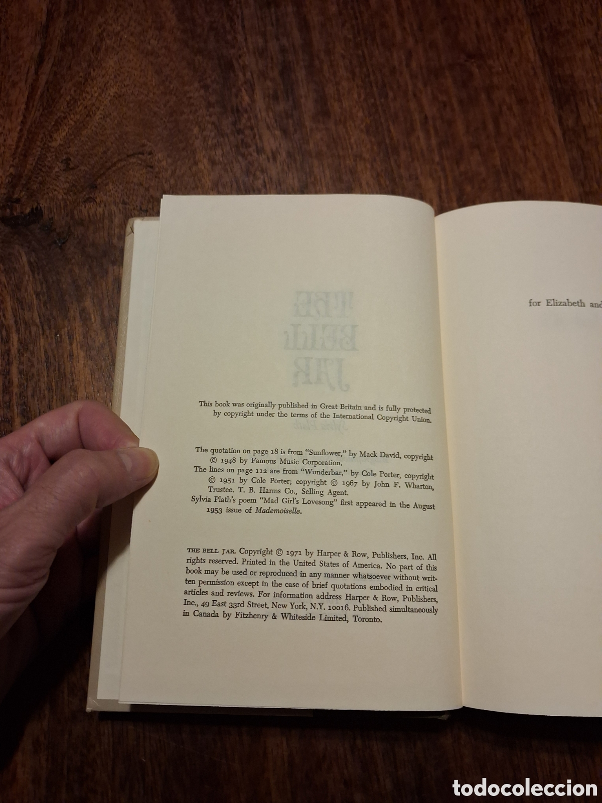 Libros de segunda mano: The Bell Jar, Sylvia Plath - Foto 2