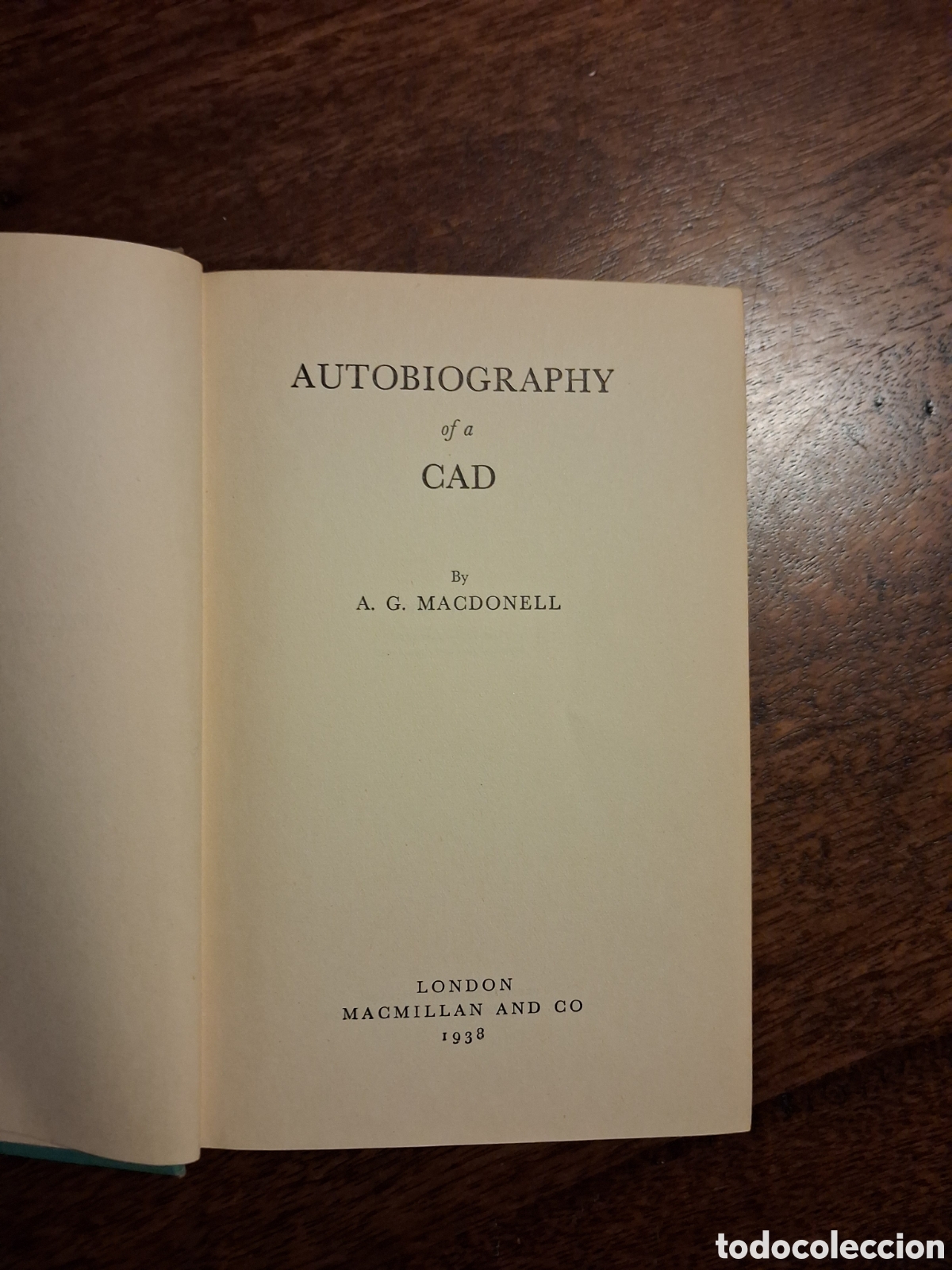 Libros de segunda mano: Autobiography of a Cad, A G Macdonell - Foto 2