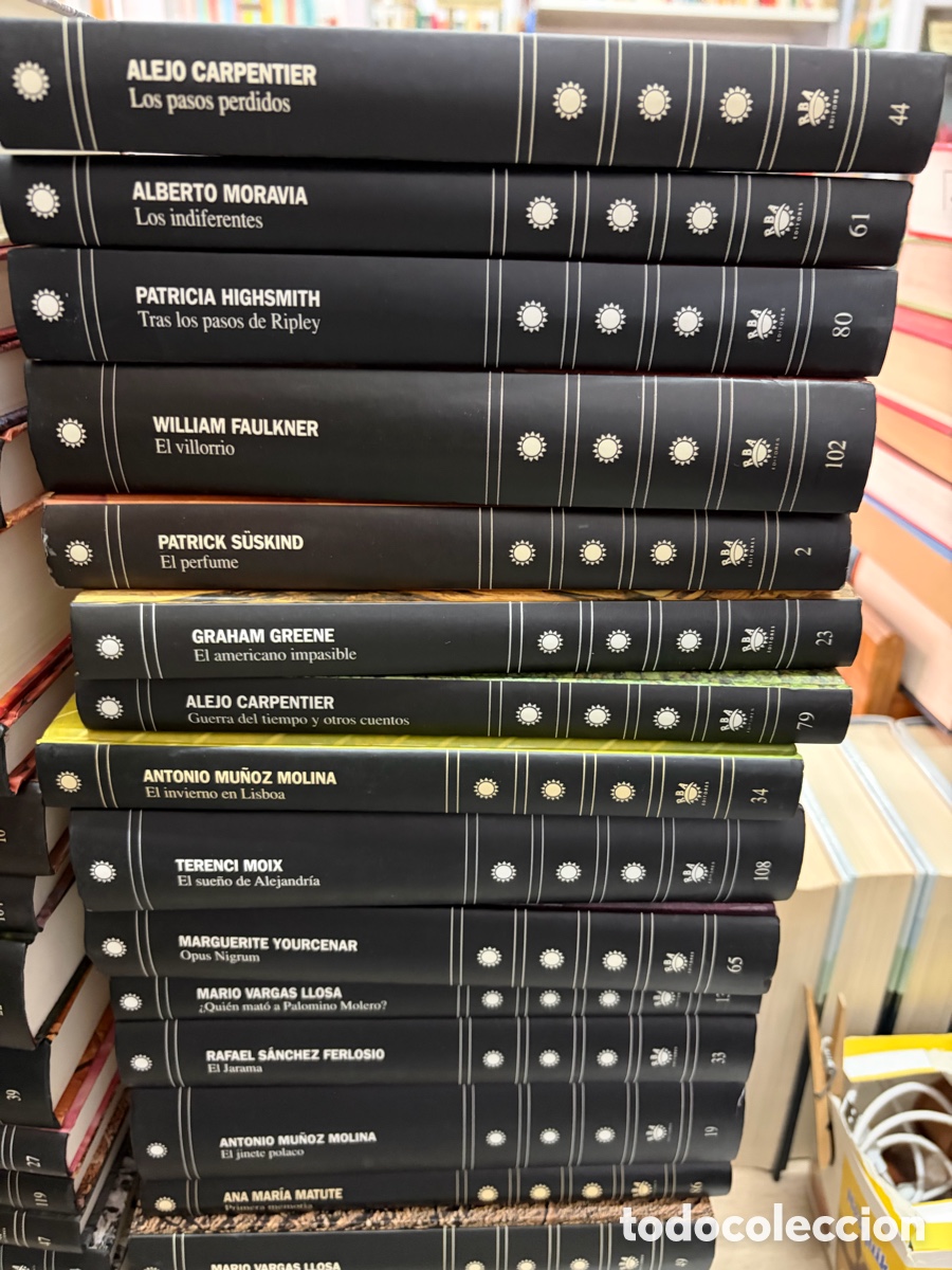 Libros de segunda mano: Lote 21 novelas libros Moravia Vargas Llosa Carpentier Faulkner Suskind Ferlosio Joyce Matute Bowles