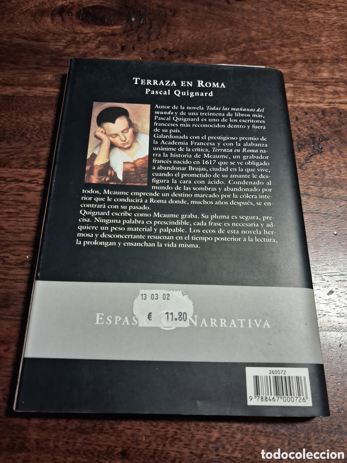 Libros de segunda mano: Terraza en Roma, Pascal Quignard - Foto 2