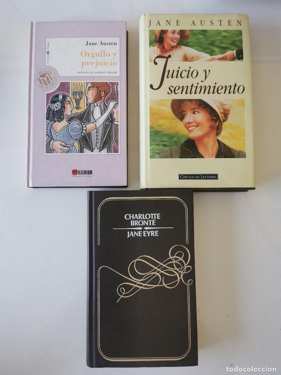 Libros de segunda mano: Jane Austen - Orgullo y Prejuicio. Juicio y Sentimiento, Charlotte Bront&euml;, Jane Eyre.