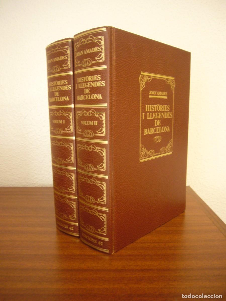 Libri di seconda mano: JOAN AMADES: HIST&Ograve;RIES I LLEGENDES DE BARCELONA. 2 VOLS. (EDICIONS 62, 1984) PRIMERA EDICI&Oacute;
