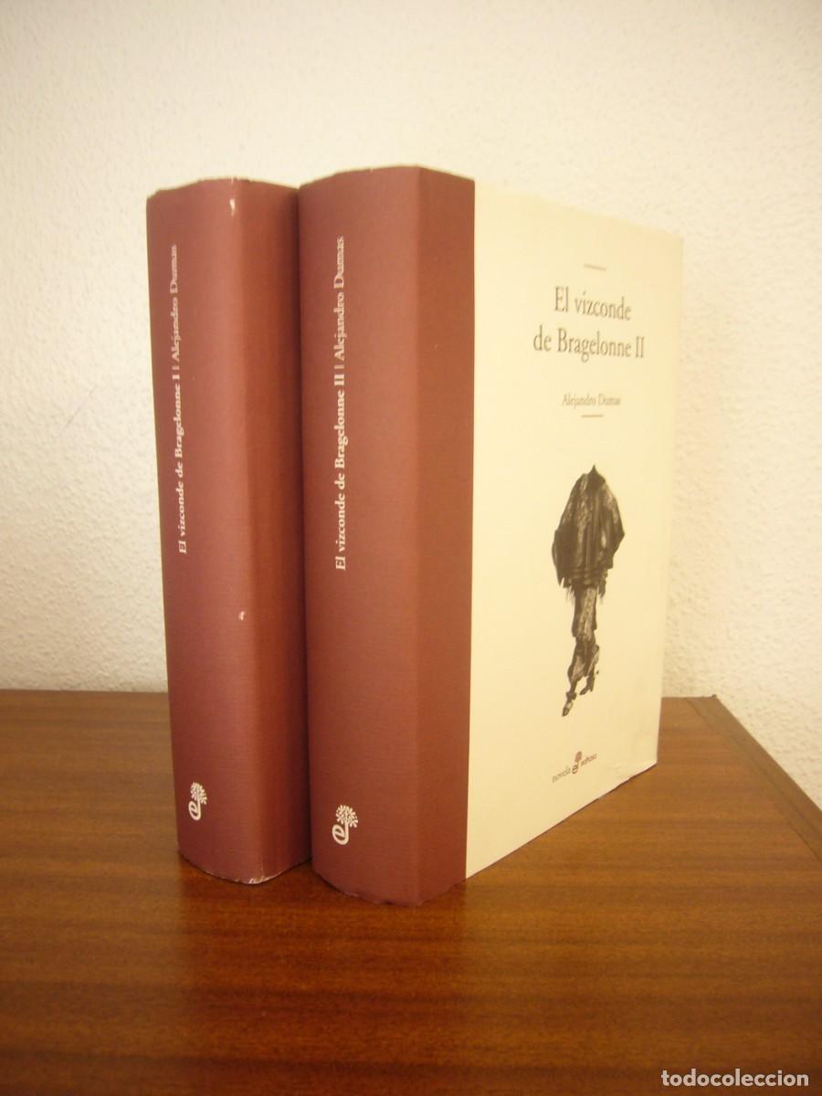 Libros de segunda mano: ALEJANDRO DUMAS: EL VIZCONDE DE BRAGELONNE, I Y II (EDHASA, 2008) ED. ILUSTRADA. TAPA DURA.