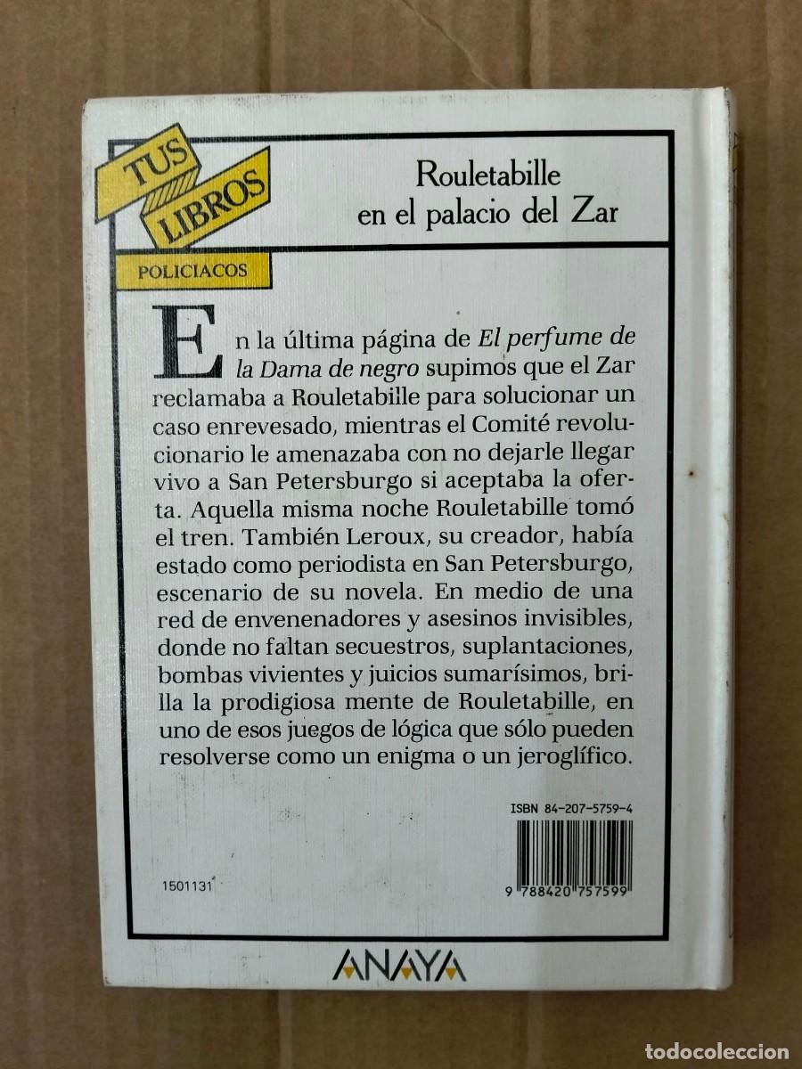 Libros de segunda mano: ROULETABILLE EN EL PALACIO DEL ZAR, de Gaston Leroux. TUS LIBROS - Foto 2