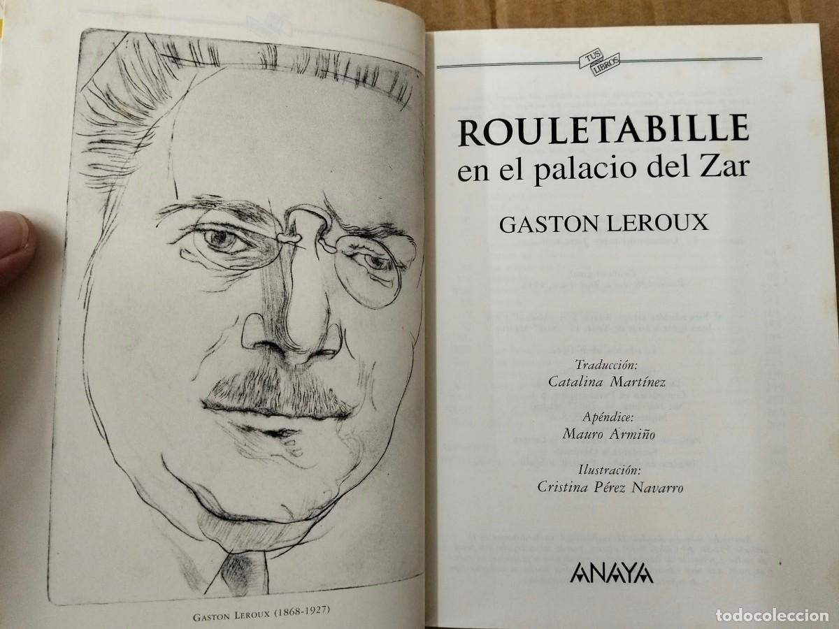 Libros de segunda mano: ROULETABILLE EN EL PALACIO DEL ZAR, de Gaston Leroux. TUS LIBROS - Foto 3