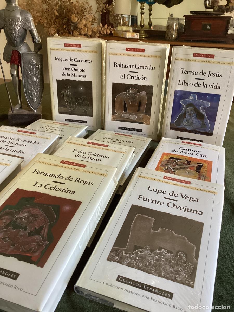 Libri di seconda mano: 11 TITULOS CL&Aacute;SICOS ESPA&Ntilde;OLES. C&Iacute;RCULO. OPERA MUNDI. QUIJOTE. GRACIAN, TERESA DE JES&Uacute;S&hellip;