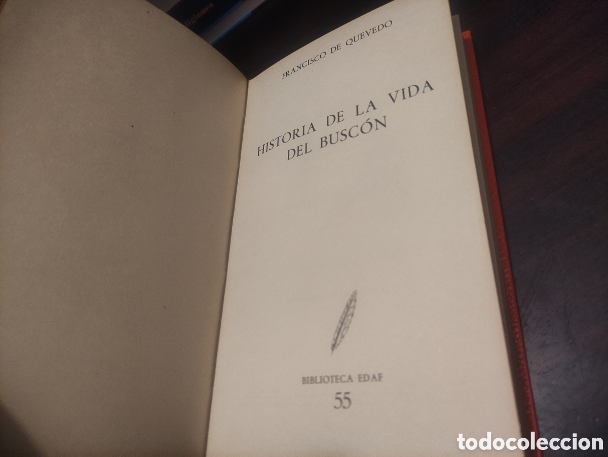 Libros de segunda mano: QUEVEDO &bull; VIDA DE BUSC&Oacute;N - COLECCI&Oacute;N BIBLIOTECA EDAF 55 - Foto 7