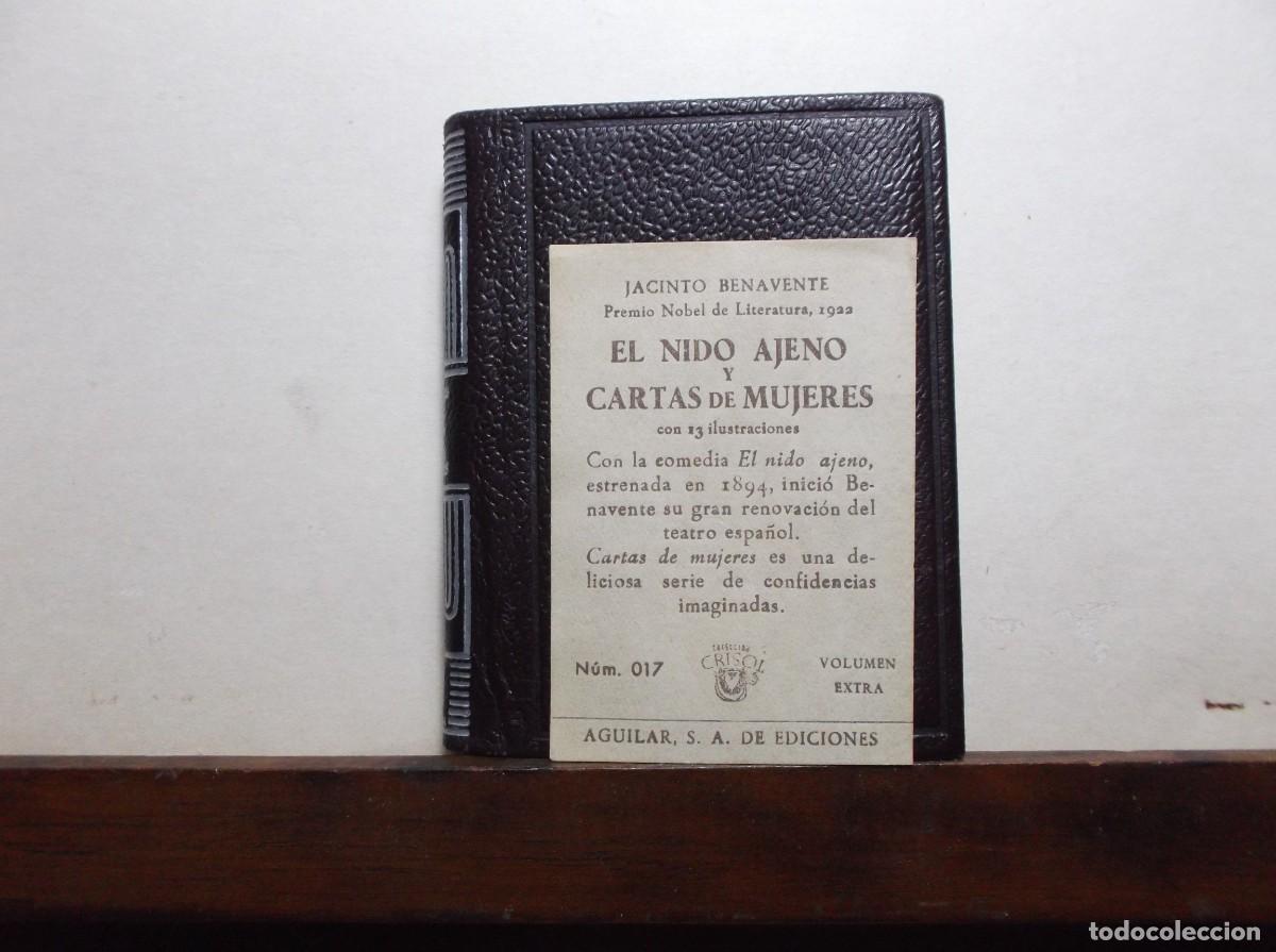 Gebrauchte B&uuml;cher: EL NIDO AJENO Y CARTAS DE MUJERES-JACINTO BENAVENTE-1961-017