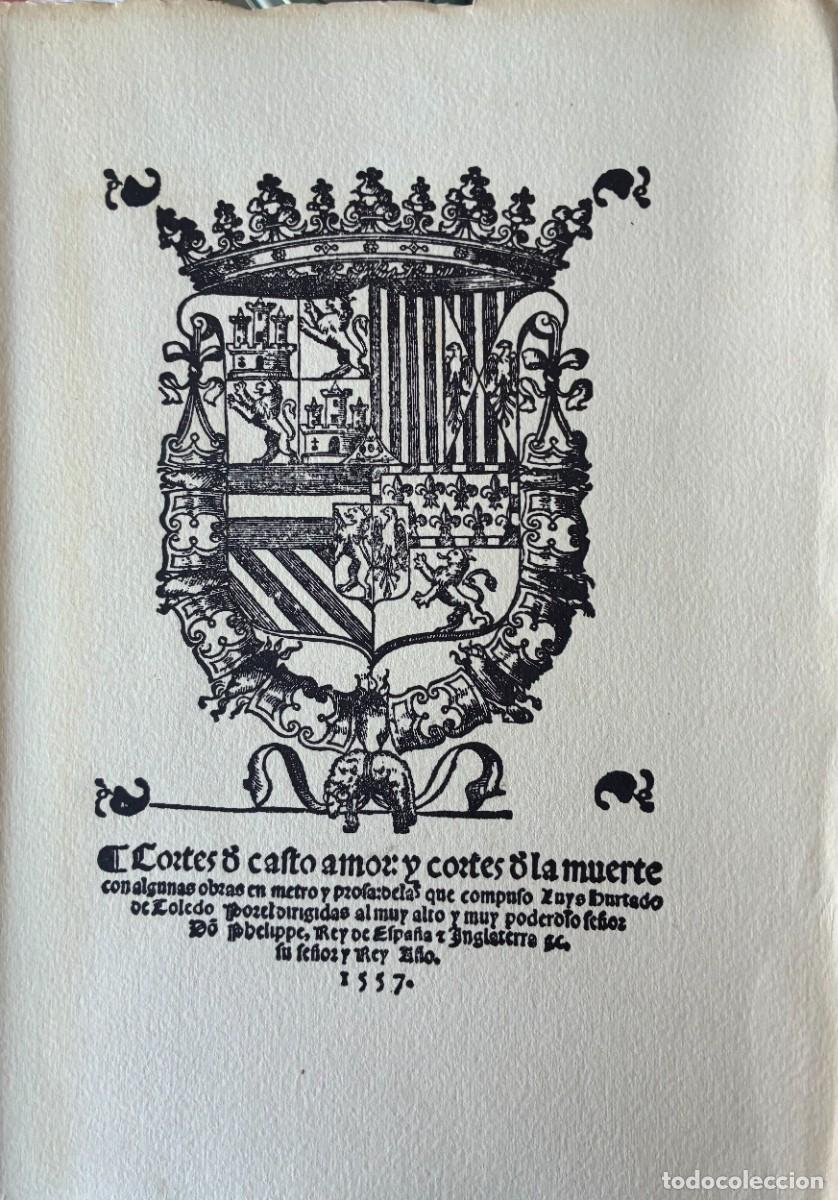 Livros em segunda m&atilde;o: Cortes del casto amor y cortes de la muerte. Luis Hurtado de Toledo.