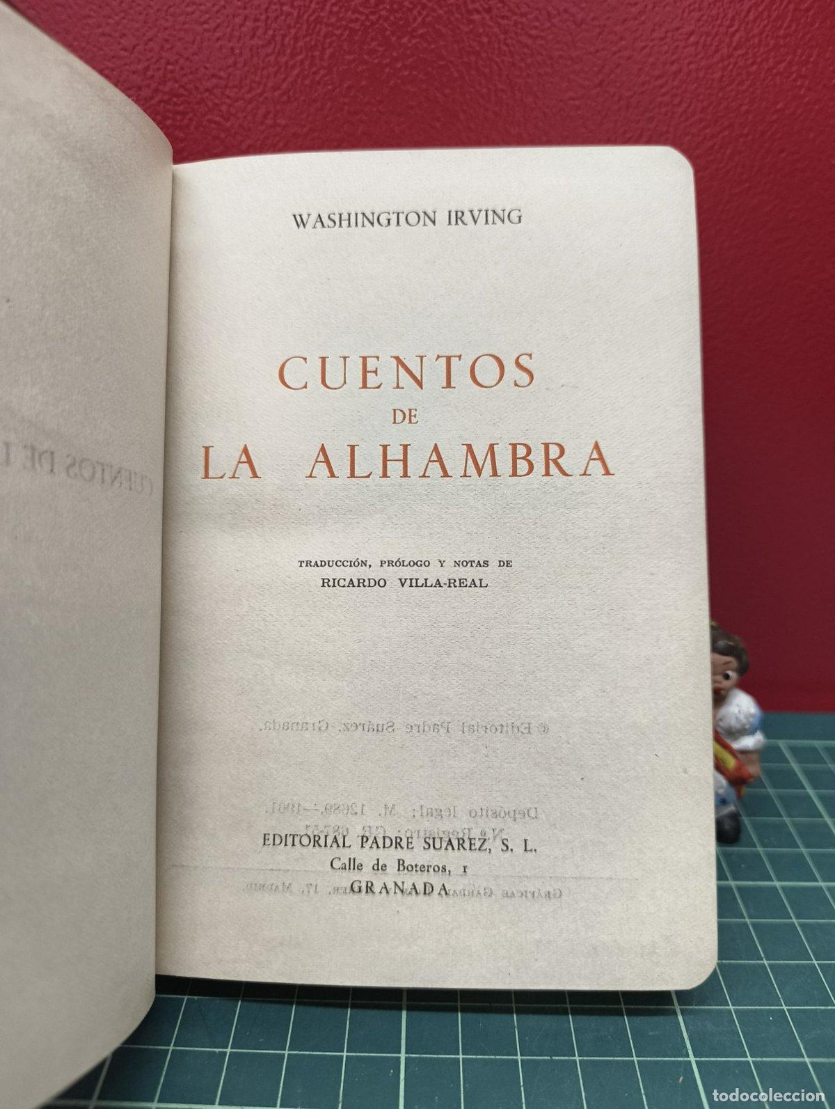 Libros de segunda mano: Cuentos de la Alhambra - Washington Irving - Foto 2