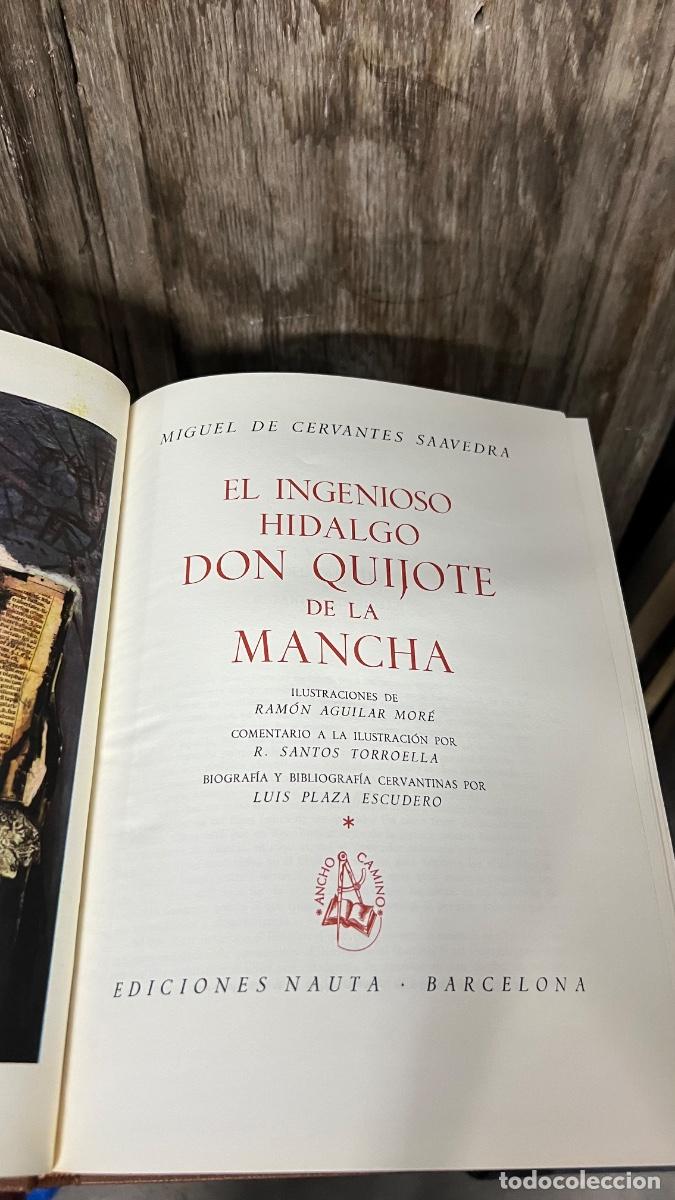 Second hand books: Don quijote de la mancha ilustra Aguilar mor&eacute; nauta nmbarcelona 1965