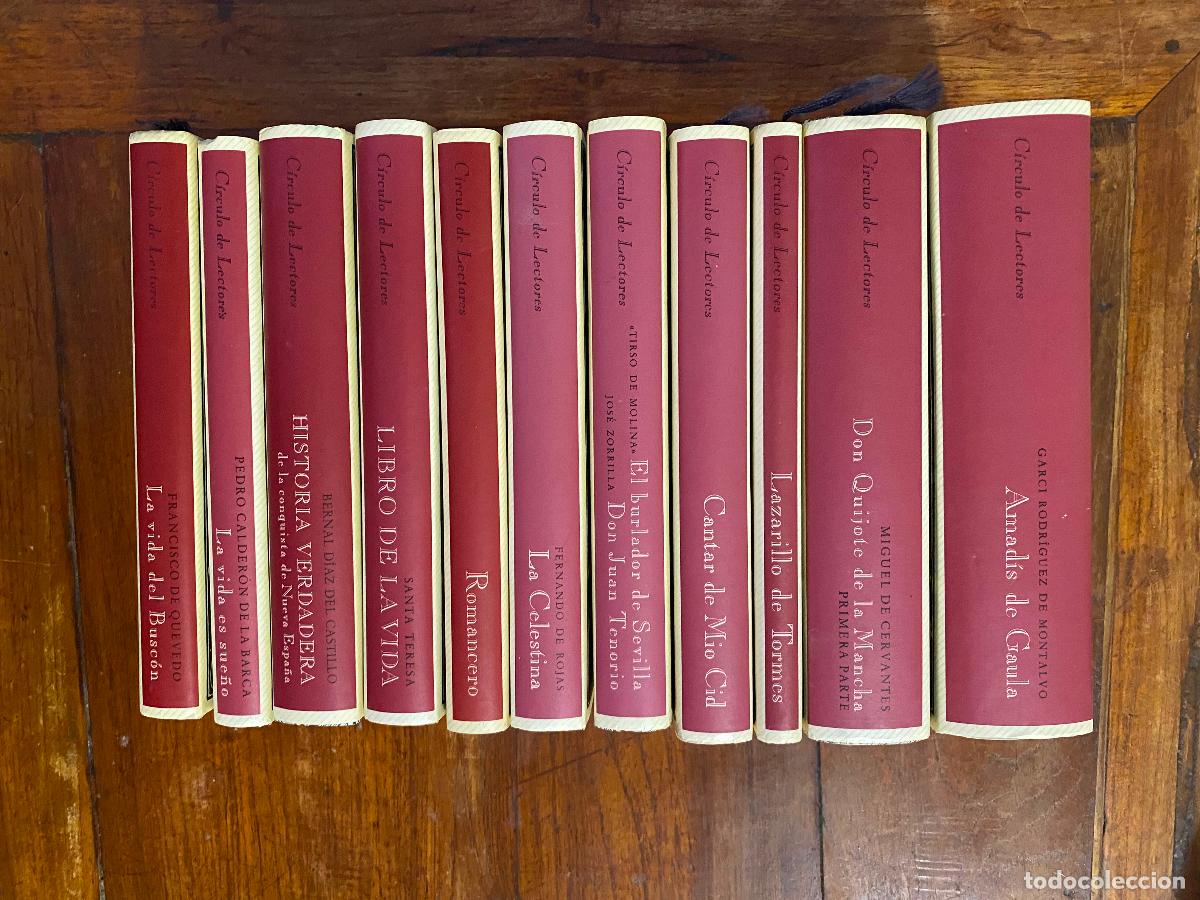 Second hand books: BIBLIOTECA DE PLATA DE LOS CLASICOS ESPA&Ntilde;OLES - CIRCULO DE LECTORES 11 TOMOS