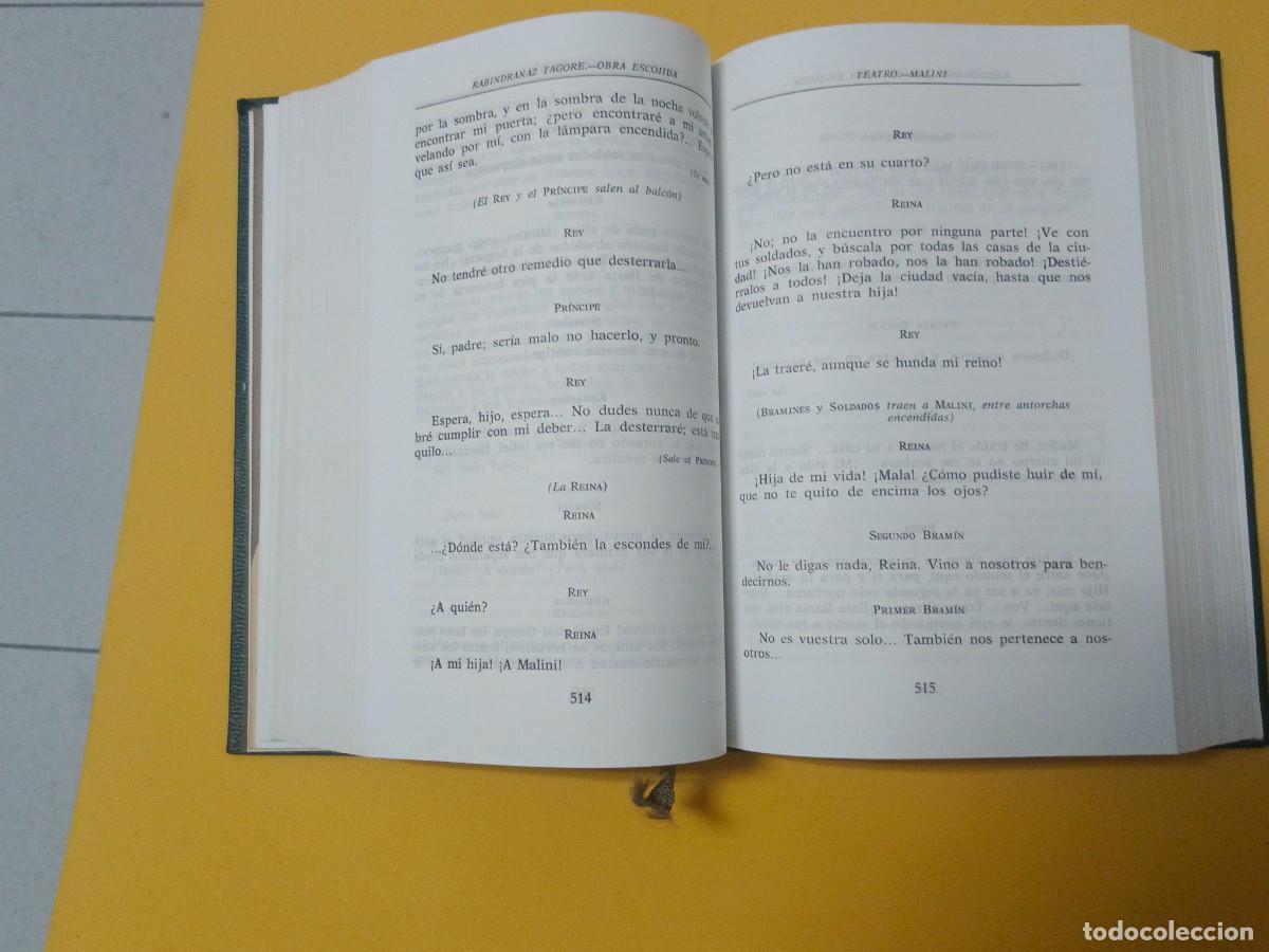 Libros de segunda mano: OBRAS ESCOGIDAS RABINDRANATH TAGORE - Foto 7