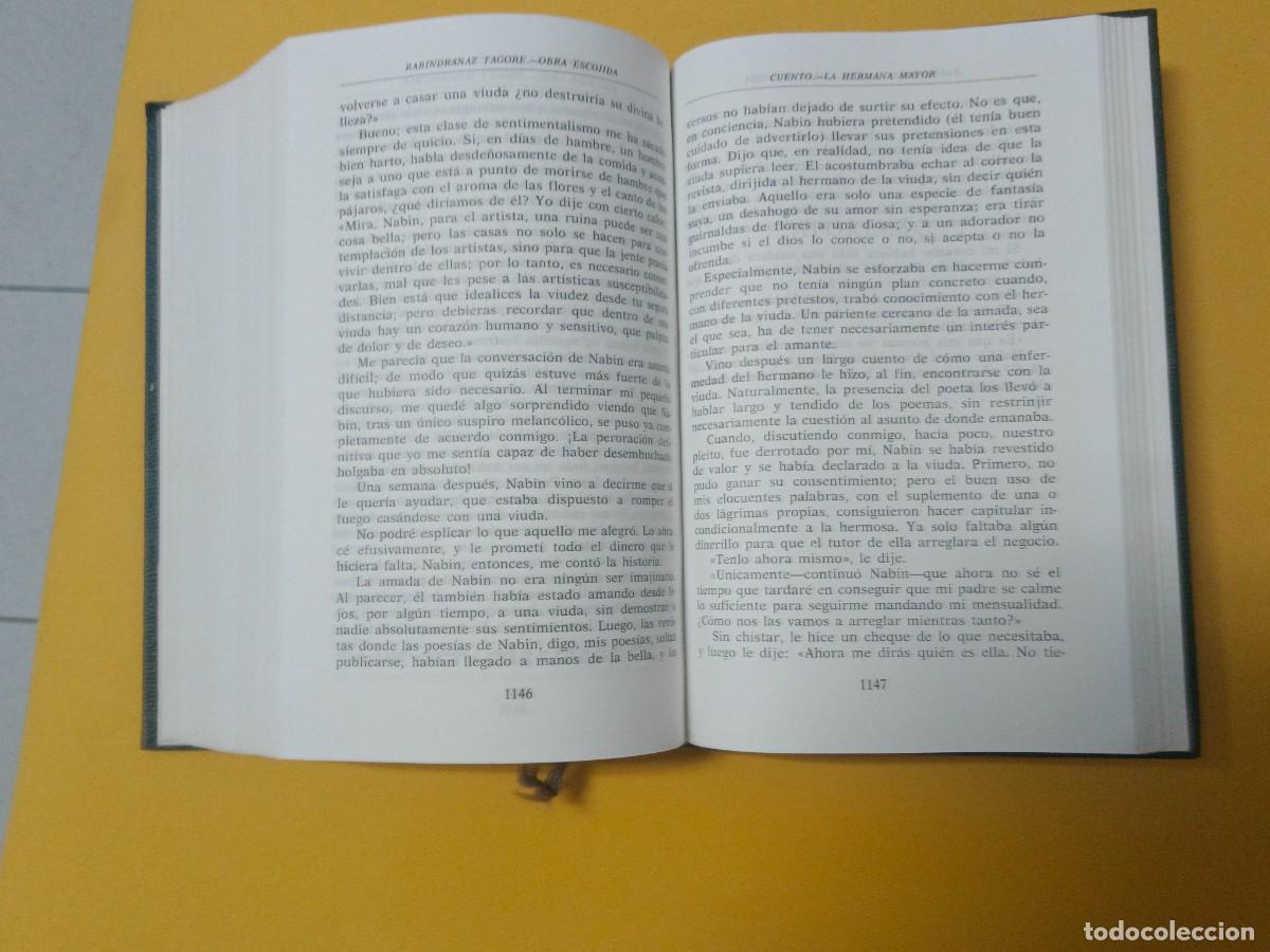 Libros de segunda mano: OBRAS ESCOGIDAS RABINDRANATH TAGORE - Foto 8