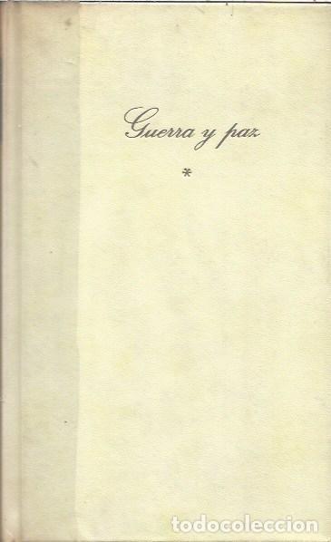 Gebrauchte B&uuml;cher: GUERRA Y PAZ TOMO 1 Y 2 LEON TOLSTOI CIRCULO DE LECTORES