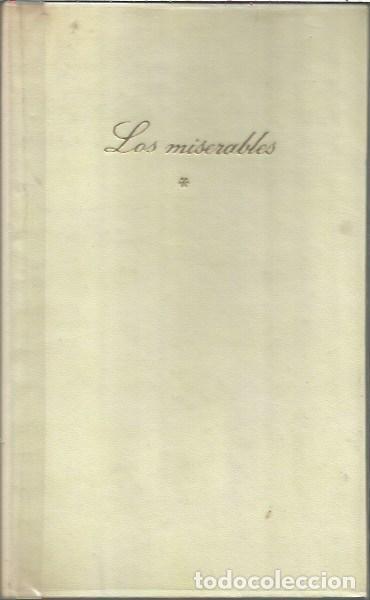 Livros em segunda m&atilde;o: LOS MISERABLES VICTOR HUGO CIRCULO DE LECTORES