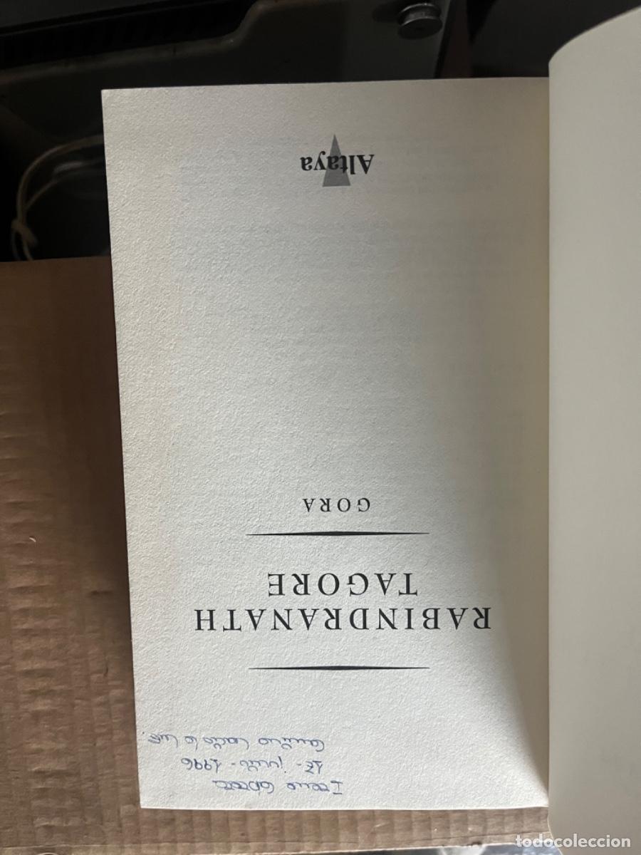 Libros de segunda mano: RABINDRANATH TAGORE. GORA. Premio Nobel. - Foto 3