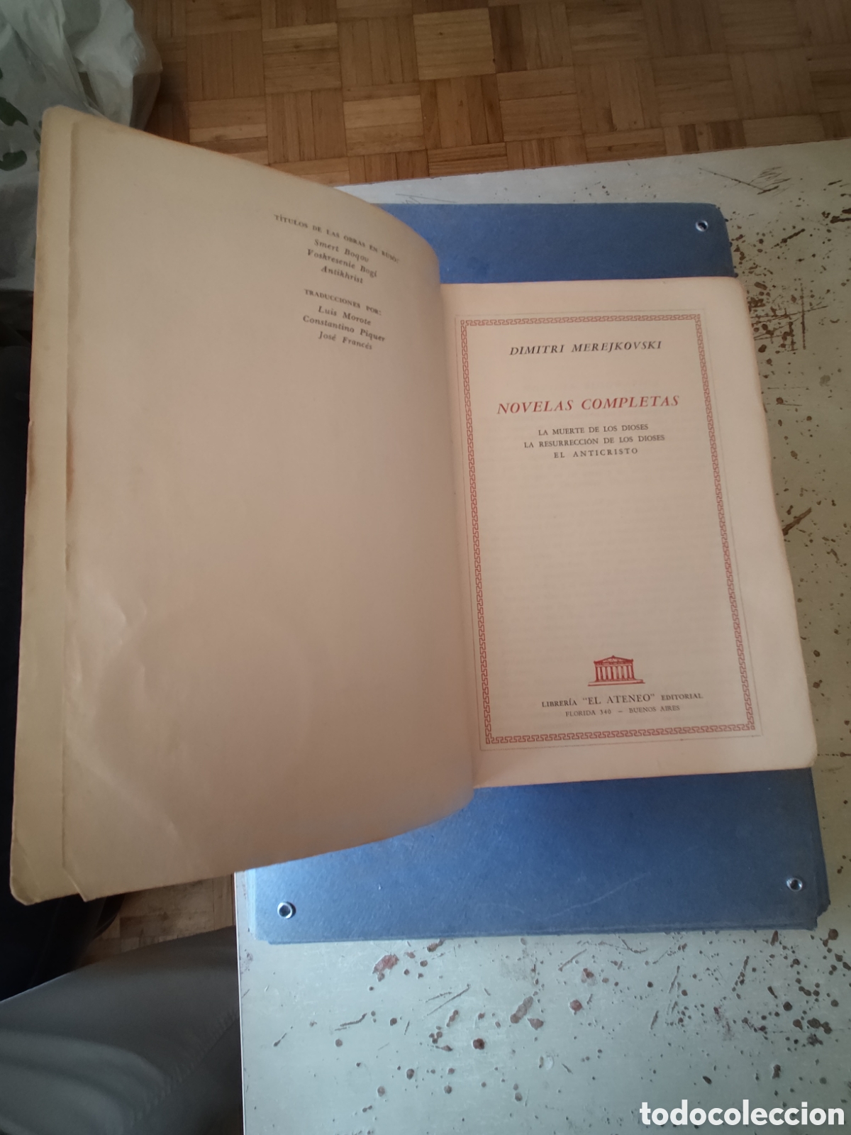 Libros de segunda mano: 1952 - NOVELAS COMPLETAS - DIMITRI MEREJKOVSKI * - Foto 2
