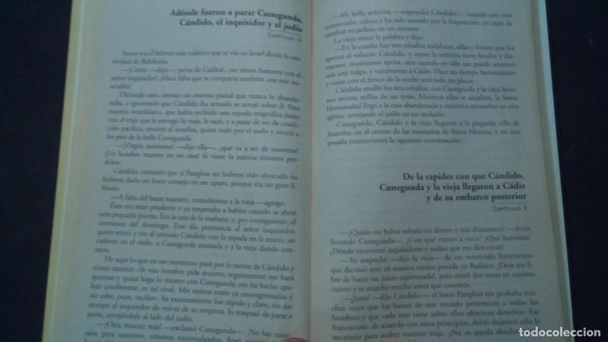 Libros de segunda mano: C&Aacute;NDIDO / VOLTAIRE -TAPA DURA-LIBRO COMO NUEVO - Foto 4