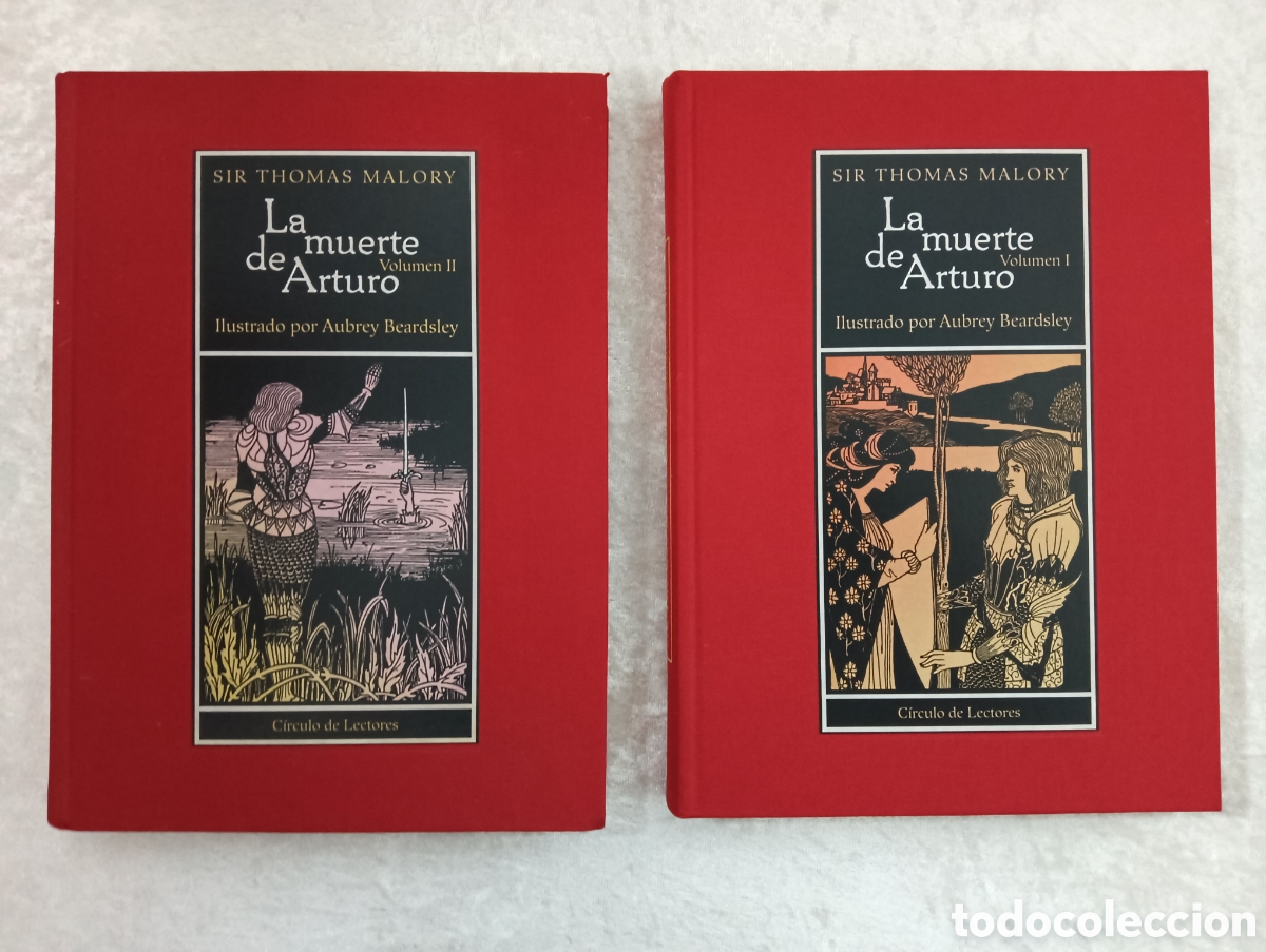 Livres d'occasion: LA MUERTE DE ARTURO, 2 TOMOS , (OBRA COMPLETA), SIR THOMAS MALORY, ILUSTRA AUBREY BEARDSLEY, 1&ordf; ED.